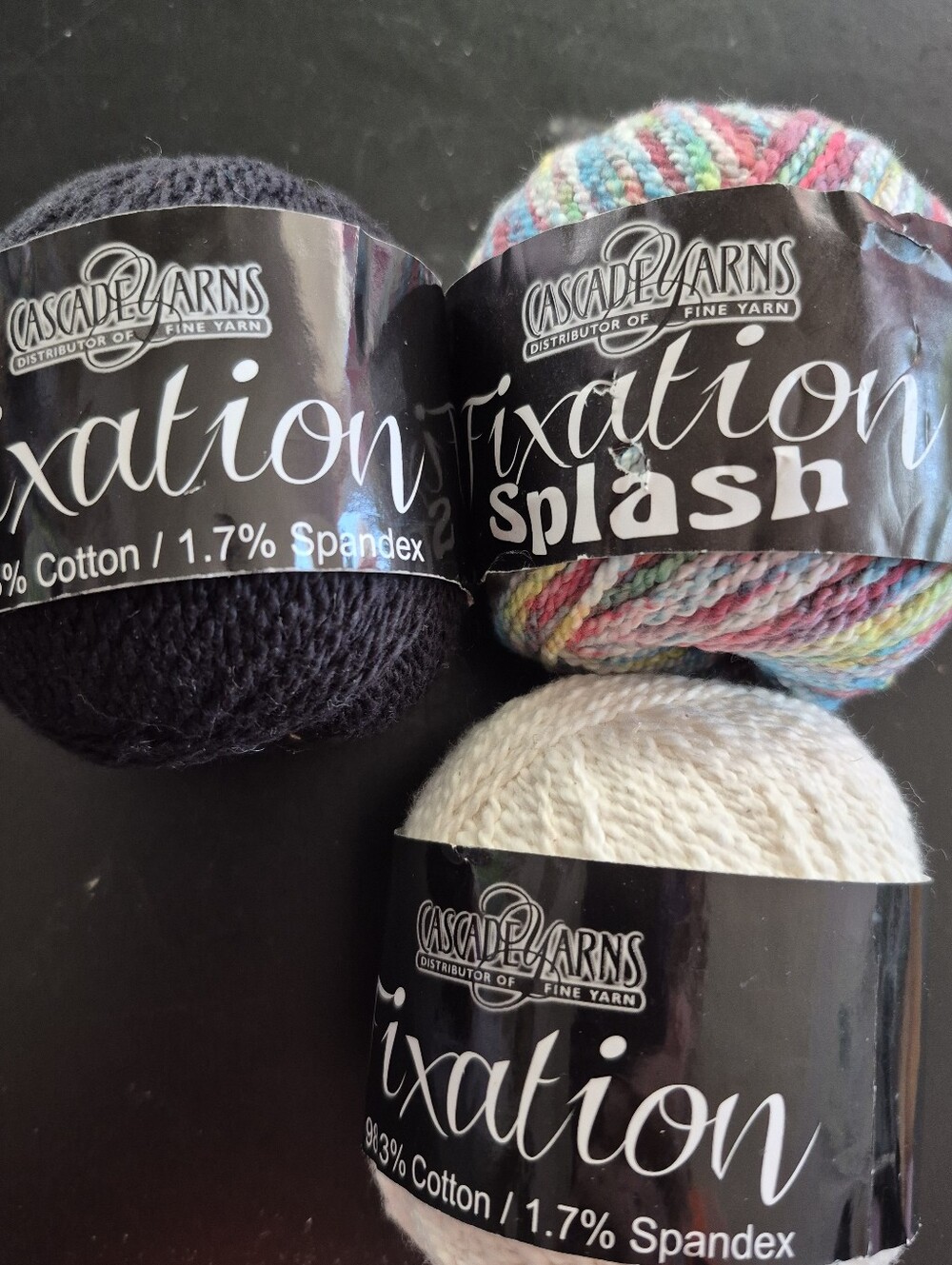 Cascade Yarns-3 Balls-- Cotton with some spandex